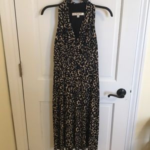 Black and Tan spotted dress